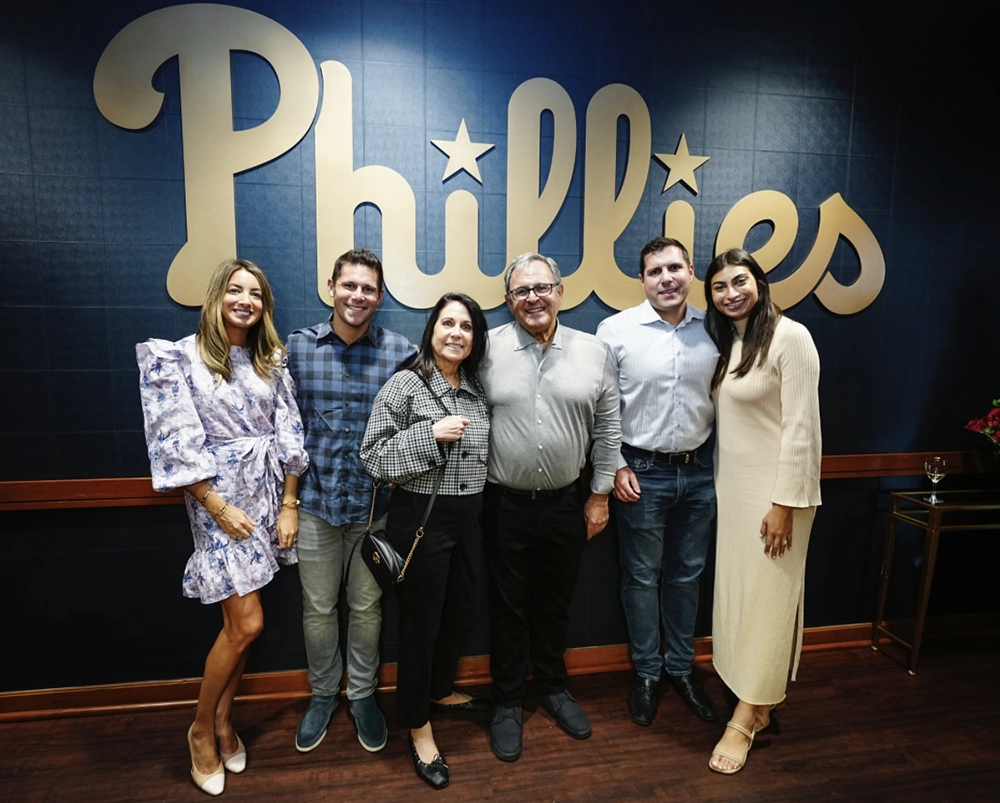 The Middleman family at the 2023 Phillies Owners' Party, celebrating Stan becoming an official team owner The Middleman family at the 2023 Phillies Owners' Party, celebrating Stan becoming an official team owner